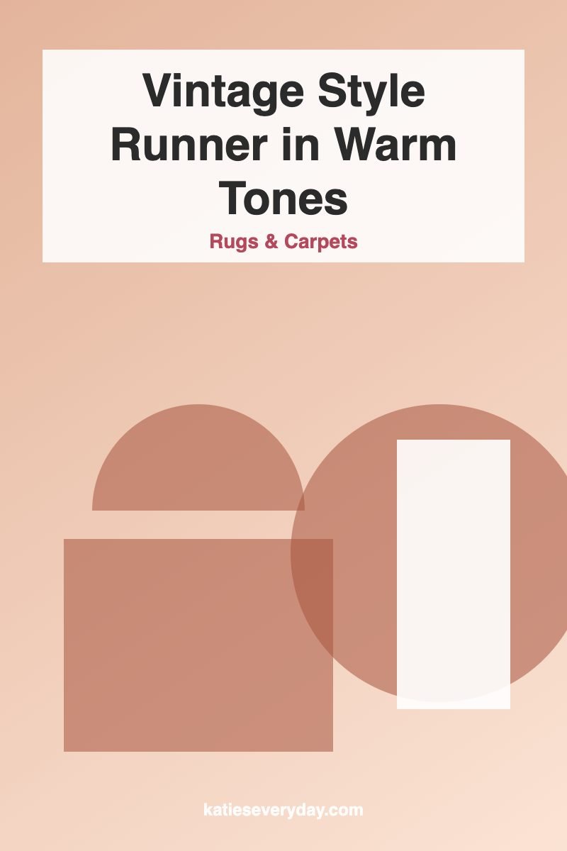 Vintage Style Runner in Warm Tones - Rugs & Carpets idea